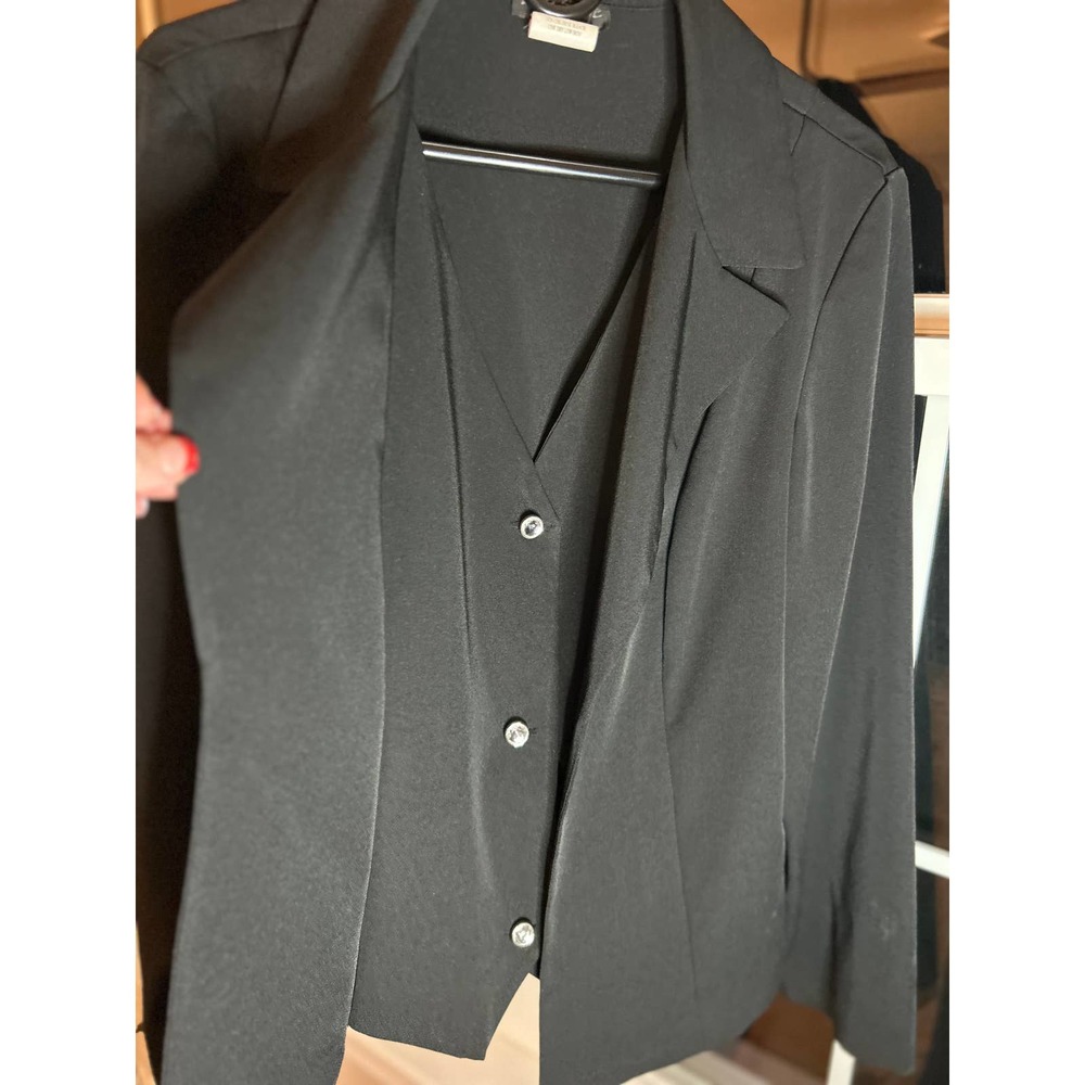 Blazer with attached vest